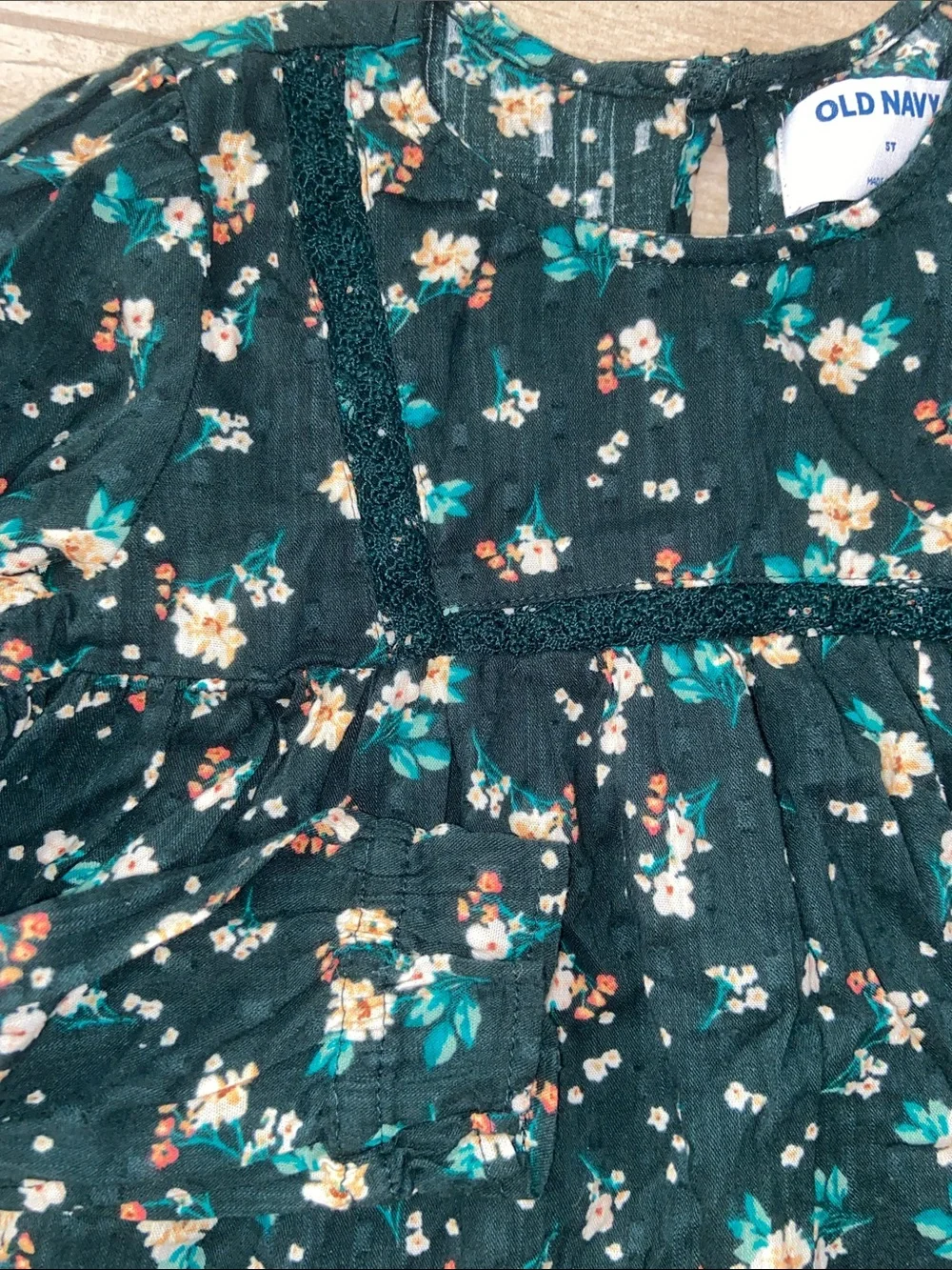 GAP 5T Sweatshirt Unicorn Green Flower Top Terry Cloth Sweatpants Fall Winter